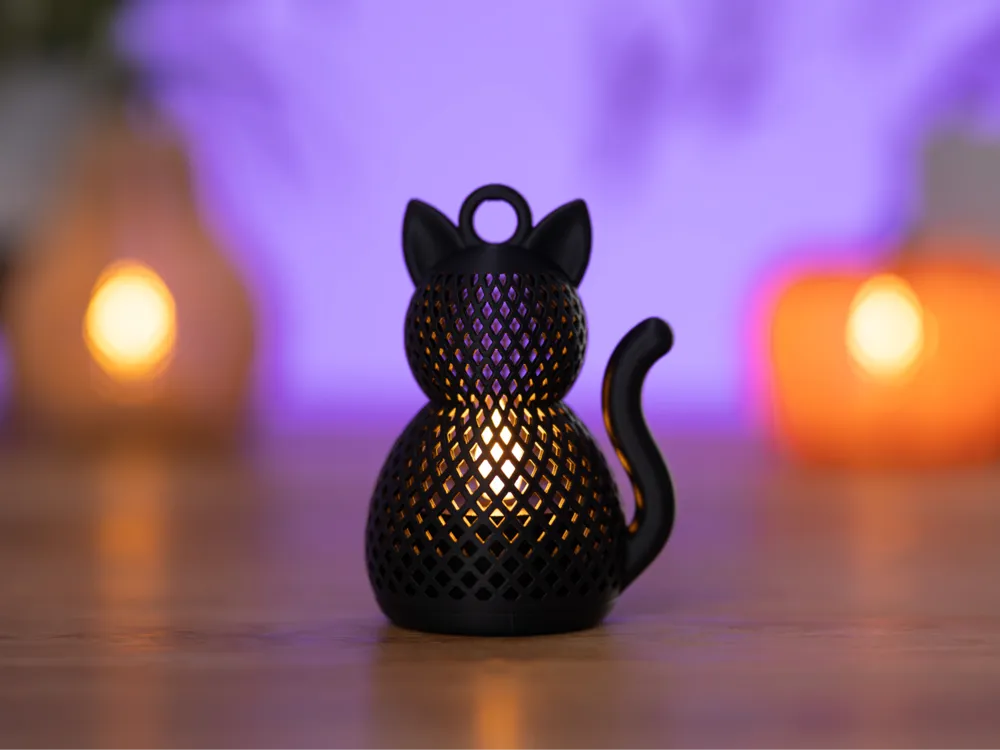 Lanterna de Vela de Gato Preto