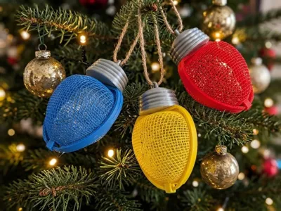 Luzes de Natal termoformadas | Recipientes de lâmpada