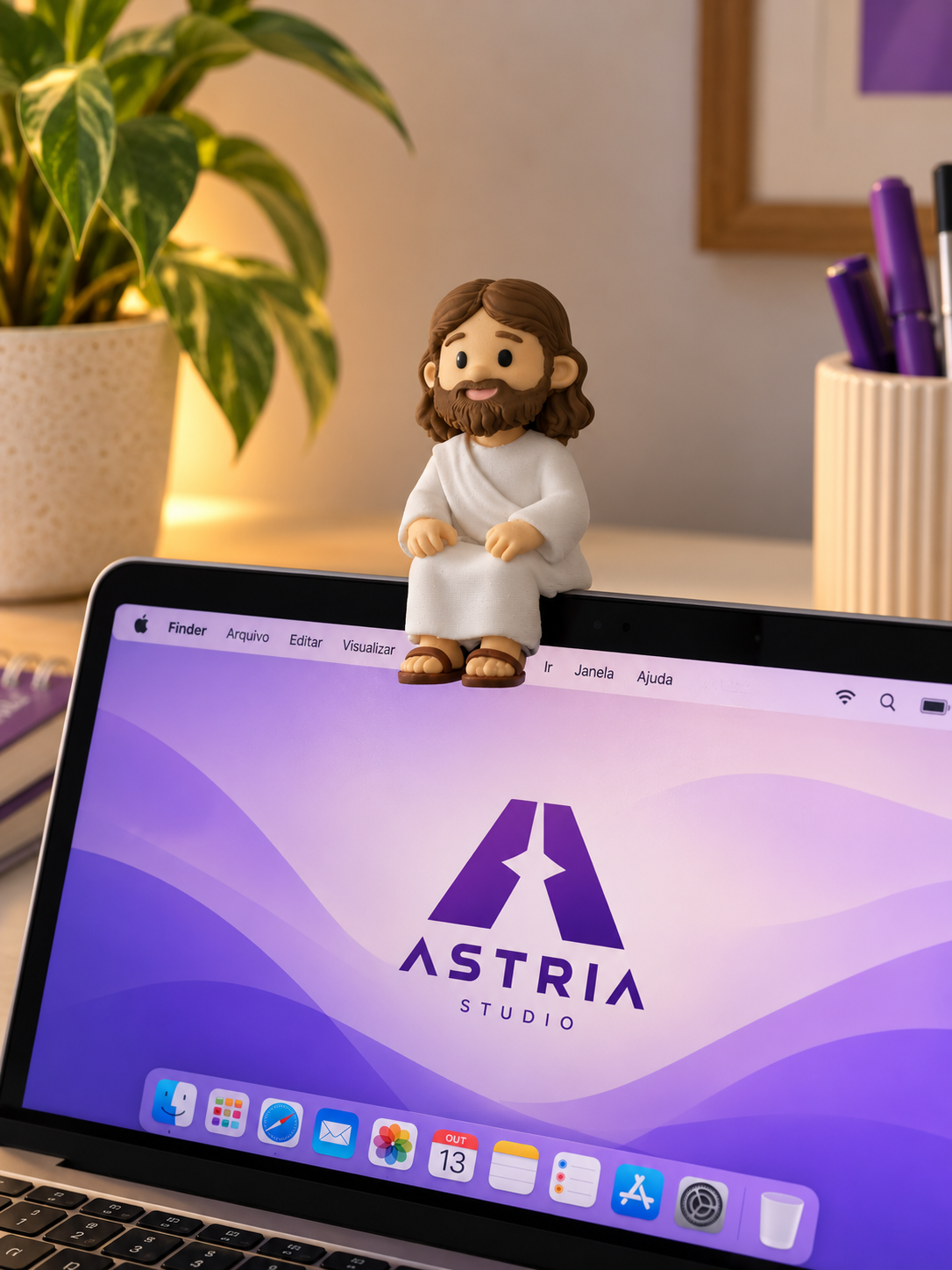 Mini Jesus sentado